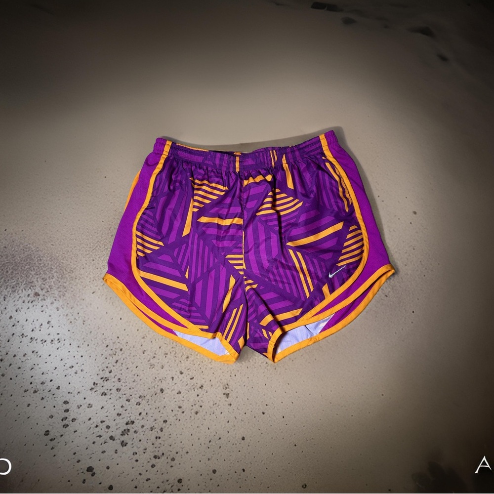 Nike tempo running shorts with brief lining